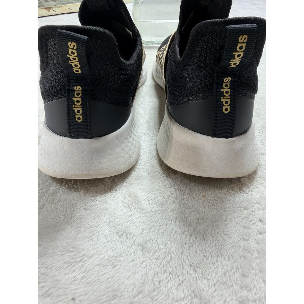 Adidas Puremotion Adapt Running Shoes Black Leopard Strap Women Size 10 Sneaker - Picture 4 of 9